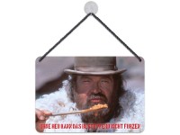 Puag Blechschild mit Kordel Bud Spencer Bohnen Blech 11,5 x 16,5 cm