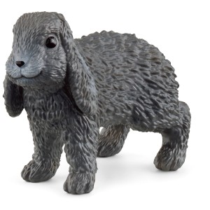 Detailgetreuer Schleich Langohrhase aus der Farm World Themenwelt, graue Kunststofffigur.