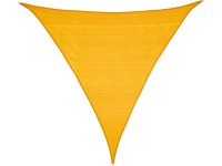 Sonnensegel Sun City Dreieck HDPE Senfgelb / Seitenlänge je 500 cm