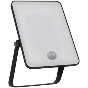 Ledvance LED-Außenstrahler mit Sensor, 20W, schwarz. Flutlicht für Fassadenbeleuchtung.