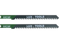LUX-TOOLS Stichsägeblätter U-Schaft Holz 75 mm Zahnteilung 3 mm / 2 Stk.