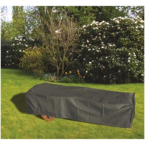Copertura protettiva antracite Acamp Cappa Air per lettini da giardino fino a 200 cm di lunghezza.
