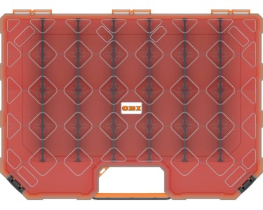 OBI Organizer Orange-Schwarz (HxBxT) 6 x 39 x 28 cm