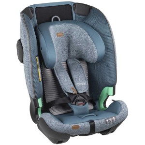 Siège auto Chicco Bi-Seat Air Teal Melange pour enfants 100-150cm, avec têtière réglable.