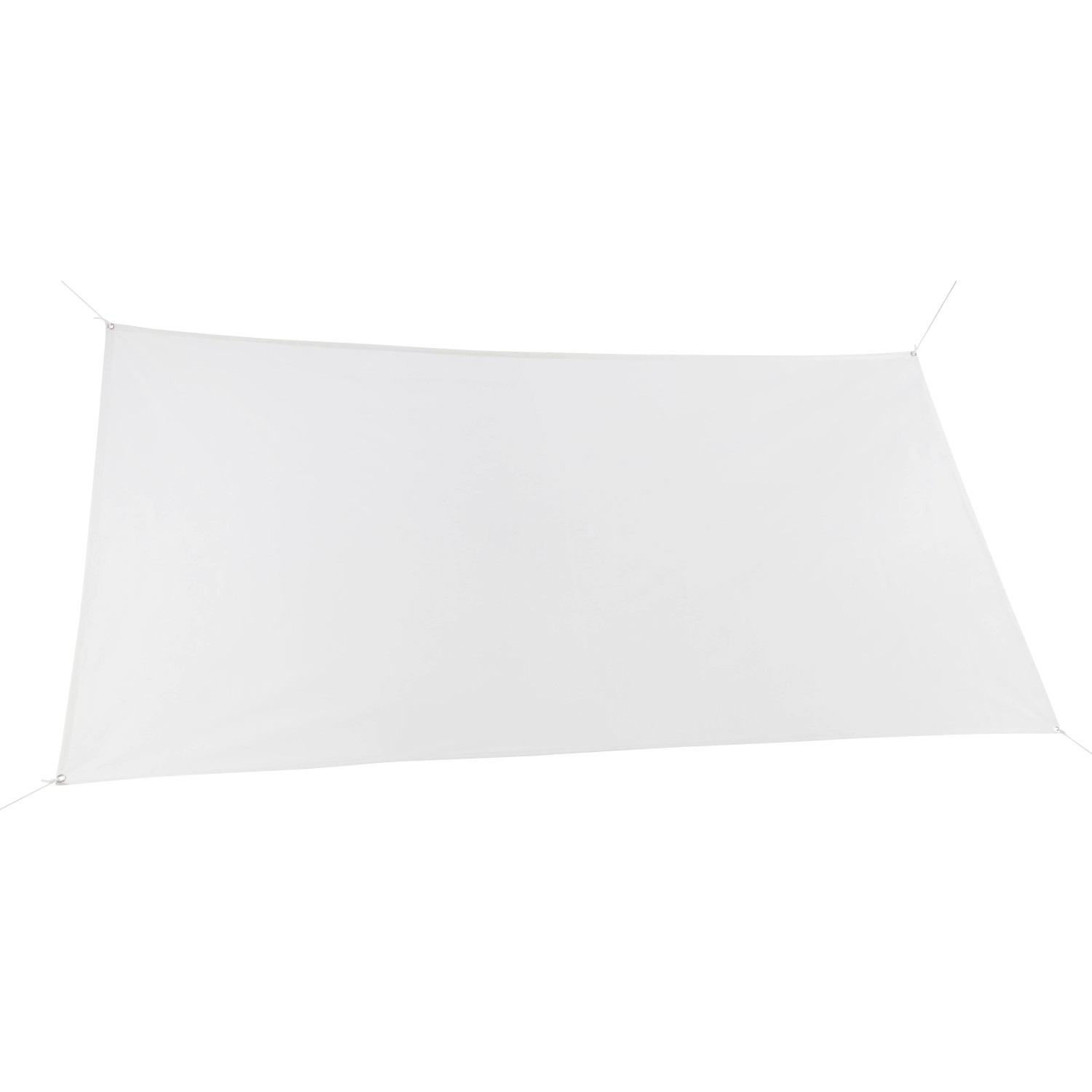 Talamex Sonnensegel Weiß – UV-Schutz & Wasserabweisend | 310 X 290 Cm | Mit Befestigungsaugen & Stausack