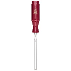Ciseau à bois Kirschen, largeur 8 mm, avec manche en plastique rouge. Outil pour le travail du bois.