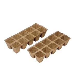 Pots de semis carrés, 6x6 cm, lot de 24 pièces pour la culture des plantes.