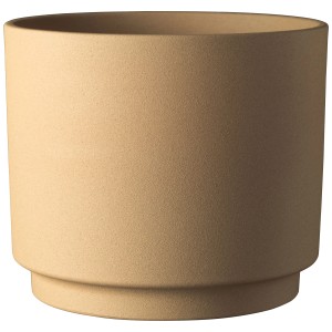 Soendgen Vaso per fiori Oslo Stone, effetto pietra ocra, Ø 13 cm.