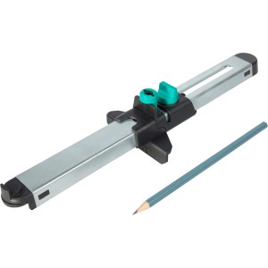 wolfcraft Gabarit de pose pour stratifié pour le marquage du stratifié, avec crayon. Outil pour la pose de stratifié.