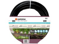 Gardena Tropfrohr für Büsche und Hecken Schwarz 25 m