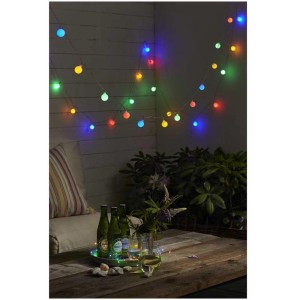 Guirlande lumineuse multicolore Star Trading Berry (10,2 m) pour extérieur.
