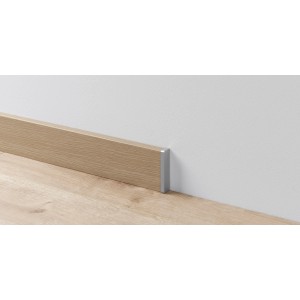 Parador Abschlusskappe Alu-Optik für Sockelleisten SL 3/6/18.