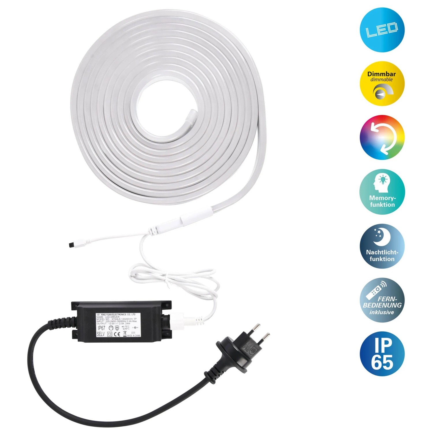 Lampada da terra a LED in alluminio estruso VERTICALE - Design Luce