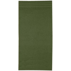 Serviette Kleine Wolke Royal vert forêt, 50x100 cm, coton avec bordure.