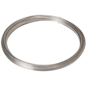 Fil de fer galvanisé Conacord, Ø 1,8 mm, rouleau de 10 m, idéal pour le bricolage et la décoration.