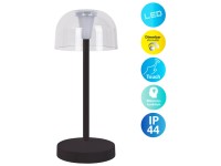 Näve LED-Tischleuchte Gomba Metall Schwarz 1 W / 18,5 x 8 x 8 cm / 2 Stk.