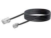 Schwaiger Modem-Anschlusskabel Schwarz 3 m