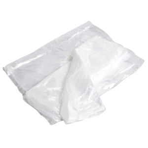 Bâche de protection laiteuse, 4x5 m, en PEHD pour la protection contre la peinture, la saleté et l'humidité.