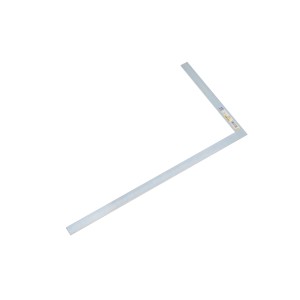 Squadra da muratore LUX Classic, 700 mm, in acciaio zincato per tracciare e allineare angoli a 90°.
