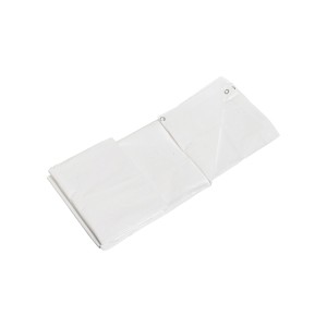 Telone bianco LUX, 2x3 m, in plastica PE per copertura e protezione.