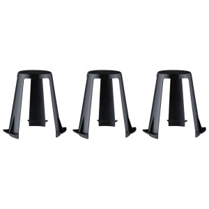 Paulmann entretoise, lot de 3, pour spots encastrables Ø 62-90mm, noir.