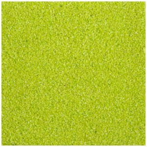 Sabbia colorata verde mela (0,5 mm) per decorazioni e bricolage.