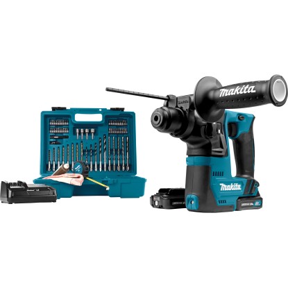 Makita Akku-Bohrhammer HR140DSAE1 12 V inkl. 2-Ah-Akkus mit Koffer