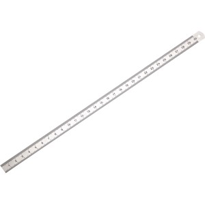 LUX Règle en acier Classic, 300 mm, flexible, idéale pour mesurer, outil de mesure.