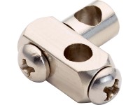 Befestigung für Excenterstange mit Dichtung Verchromt