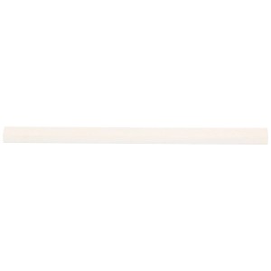 Goulotte de câblage blanche, 12x7 mm, longueur 2 m. Idéale pour la gestion des câbles.