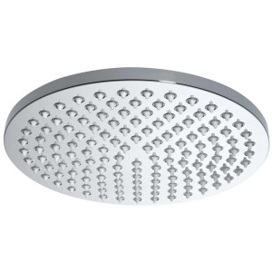 Soffione doccia Diaqua Runda cromato, Ø 25cm, con getto a pioggia.