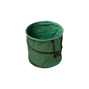Sac de jardin Pop Up vert avec un volume de 85 l pour les déchets de jardin.