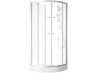 Aurlane Komplettdusche 85 cm x 85 cm x 205 cm Silber Matt Aurlane Komplettdusche 85 cm x 85 cm x 205 cm Silber Matt