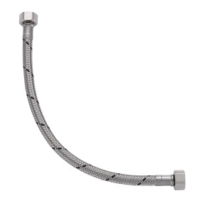 Tuyau de raccordement Flexo DN 8, 50 cm, 3/8 pouce, flexible et adapté à l'eau potable.
