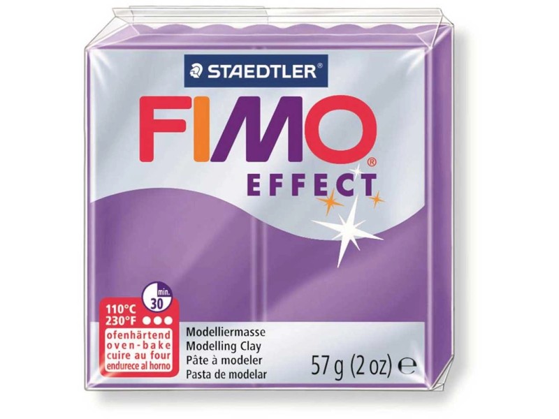 Fimo Pasta per modellare Effect Lilla trasparente 57 g