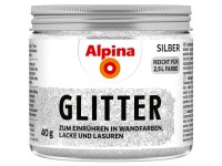 Alpina Wandfarbenzusatz Glitter Silber 40 g Alpina Wandfarbenzusatz Glitter Silber 40 g