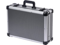 LUX Aluminium-Werkzeugkoffer Silber / Schwarz