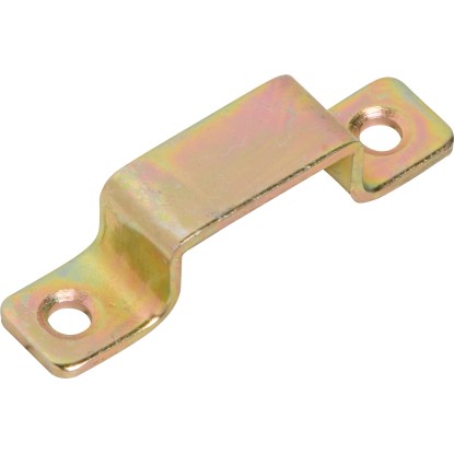 Riegelschlaufe verzinkt Gelb 30 x 14 mm