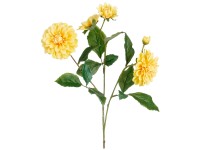 Mica Kunstblume Dahlie Polyethylen Gelb 67 cm