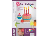 Bastelfilz verschiedene Farben 20 x 30 cm / Stärke 2 mm / 10 Stk.