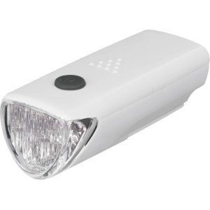 Lampe de loisirs blanche avec 3 LED, lumière continue et clignotante pour le camping et la randonnée.