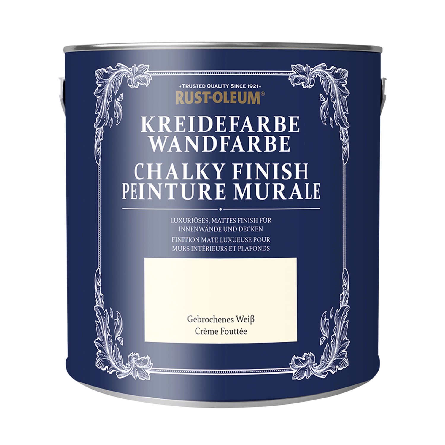 RustOleum Kreidefarbe Wandfarbe Gebrochenes Weiss Matt 2,5 l kaufen
