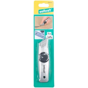 Cutter Wolfcraft Multi con lama trapezoidale fissa in blister.