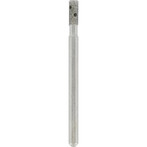 Punta diamantata per vetro Dremel 662 per incisioni e fori precisi.