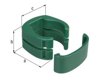 Fix-Clip Pro Befestigungs-Set Grün 34 mm