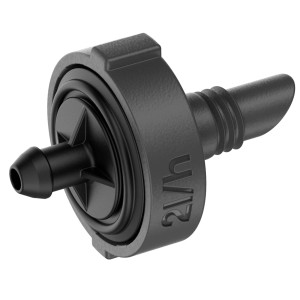 Gardena Gocciolatore finale, 2 l/h, autoregolante, per sistemi Micro-Drip per irrigare piante in vaso.