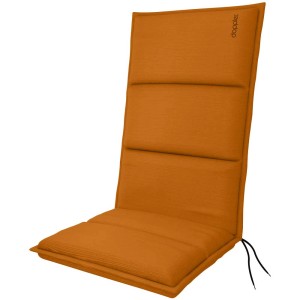 Coussin orange pour chaise haute Doppler City D. 4411, 48x119 cm, épaisseur 6 cm.