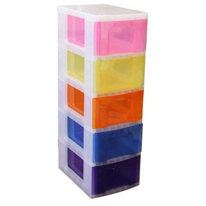 Aufbewahrungsbox mit Schubladen 5 x 12 l kaufen bei OBI