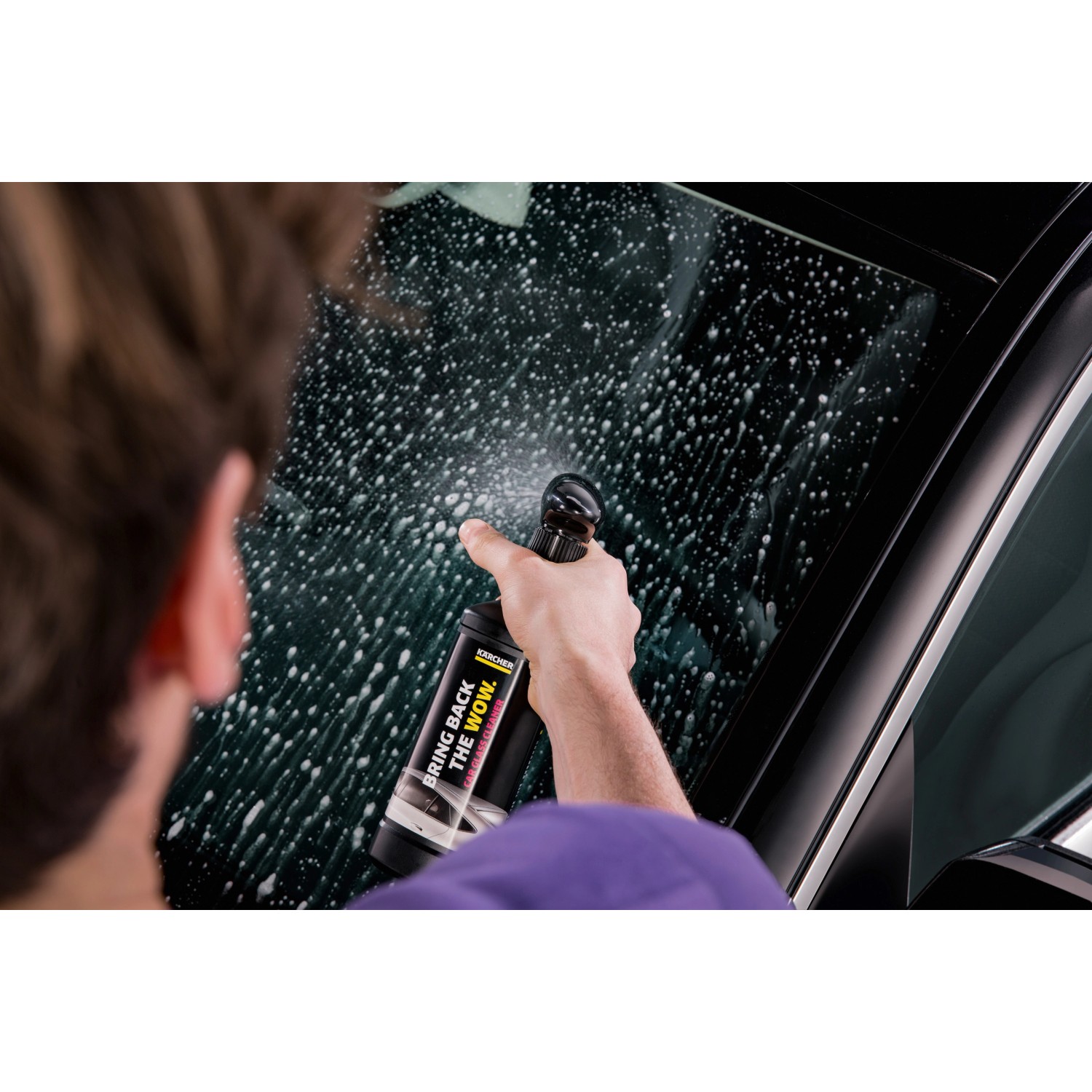 Auto Scheibenversiegelung Set - 3x Reiniger Mit Mikrofasertüchern Gegen Ölfilm