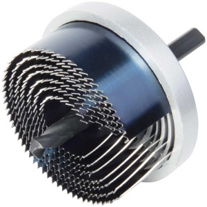 Wolfcraft scie cloche, set de 7 pièces pour bois et autres matériaux. Corps en métal avec différents diamètres.